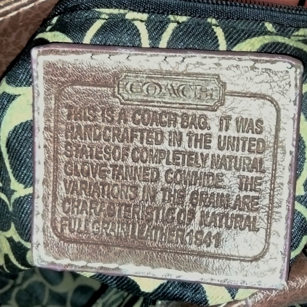 Coach Multi-Path Pattern Style Purse - image 2